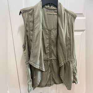 Max Jeans Olive Green Vest